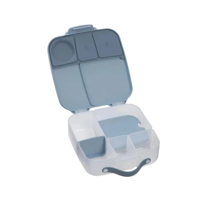 Image de b.box Boite à Déjeuner Enfant Repas Compartiments (4, dont 2 Étanches) Grande Lunch Box avec Séparateur Amovible, Poche de Gel Réfrigérant Idéale pour l&#039;École 3 ans et + L