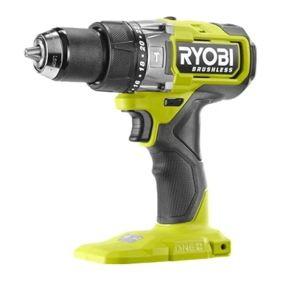 Image de Ryobi Perceuse à percussion Brushless 18 Volts ONE+, sans fil, 95Nm, 24 positions &amp; 2 vitesses (Sans batterie ni chargeur) RPD18BL2 0