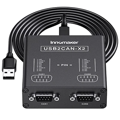 Image de Convertisseur Double Canal USB vers Can pour Raspberry Pi/Jetson Nano/Tinker Board/n&#039;importe Quel SBCS/Ordinateur de Bureau et Ordinateur Portable Compatible Windows Linux Mac OS