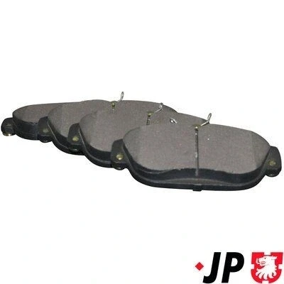 Image de JP GROUP 4963600410 Jeu de plaquettes frein Essieu avant contact signal d&#039;usure exclu VOLVO: 740 Break, 940 I Berline