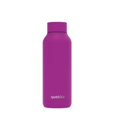 Image de Quokka Solid Purple 510 ML Bouteille d&#039;eau en Acier Inoxydable avec Isolation par Double Paroi Gourde Reutilisable sans BPA maintient Le Liquide Froid jusqu&#039;à 24h, Chaud 12h