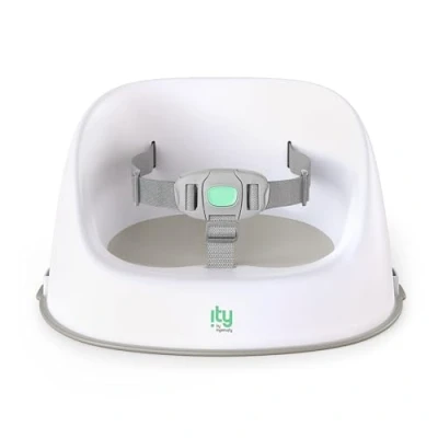 Image de Ity Ingenuity, Rehausseur de Chaise pour Enfants, Facile à nettoyer, Compacte et Léger, Idéal les voyages, Antidérapant, Harnais 3 points d&#039;attache, Oat, partir 16 Mois Jusqu&#039;à 15 kg