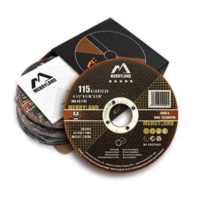 Image de Merryland Disque à Tronçonner 115 Métal INOX Acier Fer, X 1,6 mm de Coupe 25 Pièces, Découper pour Meuleuse d&#039;Angle, Expert line E12071642