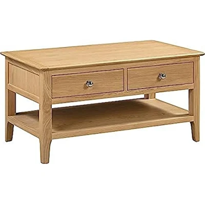 Image de Julian Bowen Table basse Cotswold, chêne