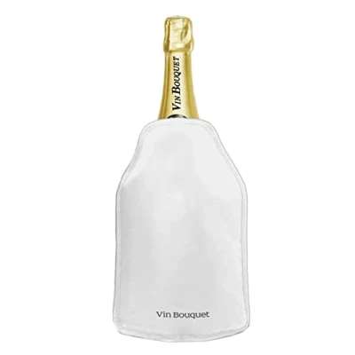 Image de VB VIN BOUQUET FIE 967 Housse de Refroidisseur Autojustable Anti Slip Blanc