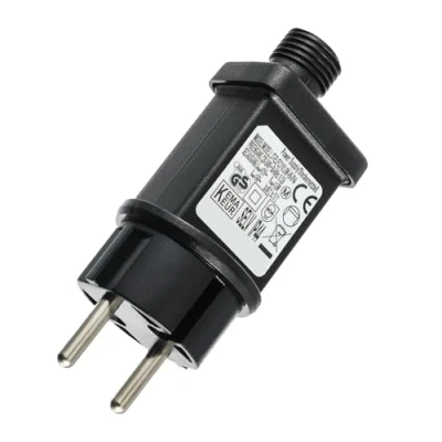 Image de EPLZON 31V 3.6W LED Transformateur Prise Clignotante IP44 Adaptateur Pilote avec Minuterie 8 Modes pour Lumières de Décoration Clignotantes Glaçons Rideau Lumineux Eclairage jardin