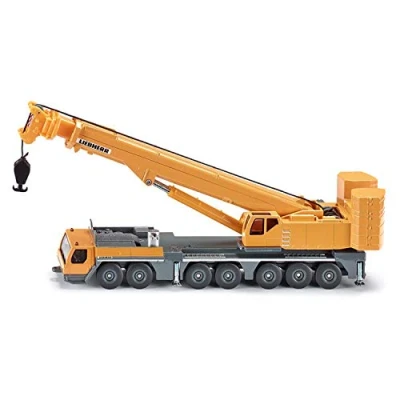 Image de siku 1886 Grue Mobile Liebherr, 1:87, Métal/Plastique, Jaune, Eléments Mobiles
