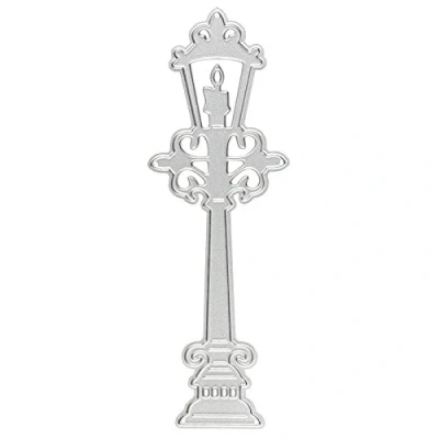 Image de Matrice de découpe, Lanterne, 12 cm x 4 Convient Pour les machines Pochoir Décorer des Carte auflegern, pendentifs, cartes vœux Noël, Advent, hiver, Vintage