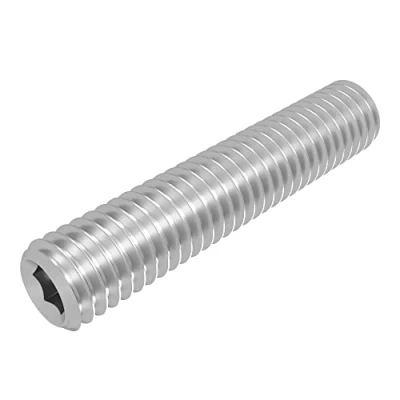 Image de Vis sans tête SECCARO à pointe conique M8 x 40 mm, acier inoxydable V2A VA A2, DIN 913 / ISO 4026, six pans creux, 20 pièces