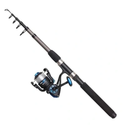 Image de Ensemble canne spinning télescopique DAM Full Tech 210cm (10 30g) 2000 carnassier