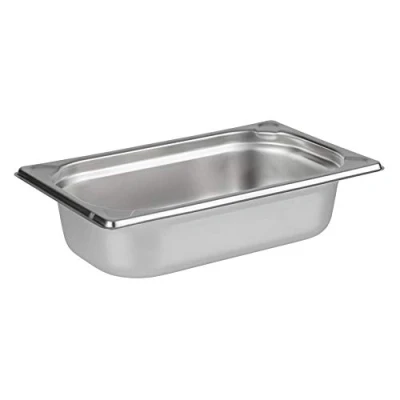 Image de APS 81402 Récipient GN 1/4, acier inoxydable gastronorme, dimensions 265 x 160 mm/hauteur 65 mm/volume 1,8 litres