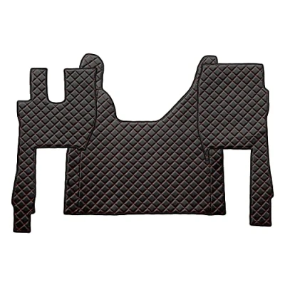 Image de F CORE Tapis de entierement Le Sol Camion compatibilité pour Ford Max 10.18 Noir/Rouge