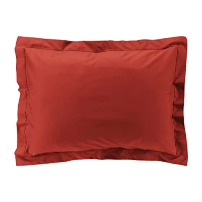 Image de douceur d&#039;intérieur, Taie d&#039;Oreiller (50 x 70 cm) Percaline Tomette, Percale de Coton