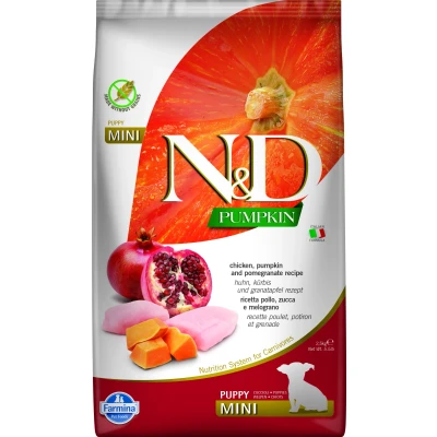 Image de N&amp;D Pumpkin nourriture pour chiots Poulet petit races 2,5 kg