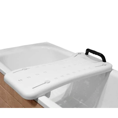 Image de Pepe Planche de Bain pour Baignoire, Banc Baignoire Adulte avec Poignée, Siège Senior, Surface Rugueuse, Assise