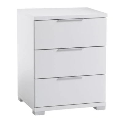Image de Stella Trading Table De Chevet Universelle, Aspect Chêne Sonoma, Nuit Moderne avec 3 Tiroirs pour Votre Lit À Sommier Tapissier, 46 x 61 42 cm (L/H/P)