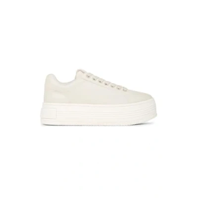Image de Calvin Klein Jeans Bold PLATF Low Oh MG LTH Baskets Femme, Beige (Eggshell), 40 EU