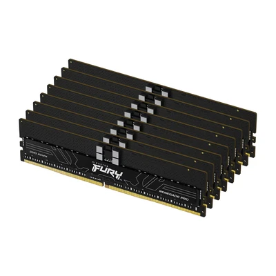 Image de Kingston Technology FURY 256 Go 5600 MT/s DDR5 ECC Reg CL28 DIMM (kit de 8) Renegade Pro EXPO Neuf