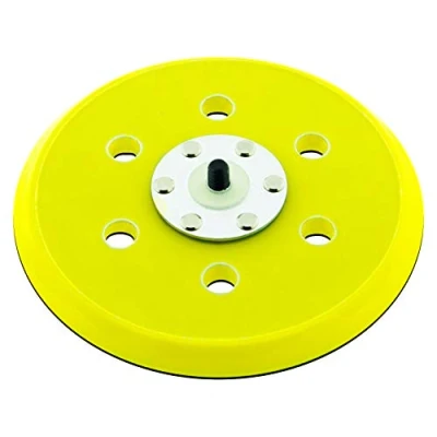 Image de 1 x SabreCut OSSCDA002 150 mm 5/16 Filetage 6 Trous Densité Moyenne Aléatoire Ponceuse Orbitale Crochet et Boucle Support Compatible avec Ponceuses Double Action
