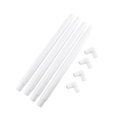Image de Cadre de Broderie Square, Point Croix en PlastiqueCadre Clip Plastique Rectangle pour Outil Couture(43.1*43.1cm)