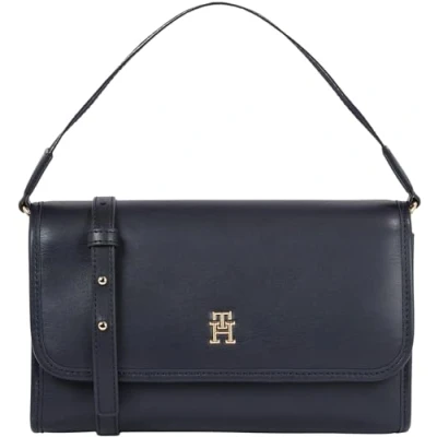 Image de Tommy Hilfiger Monotype Shoulder Sac à main, Femme, Taille: One Size, Space blue
