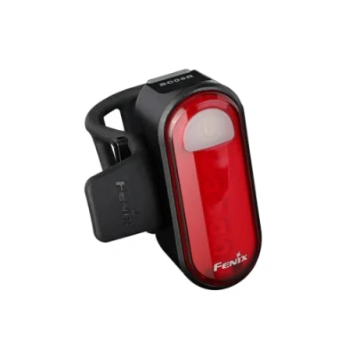 Image de Fenix BC05R v2.0 Feu arrière Rechargeable pour vélo 15 lumens 50 m 120 Heures Max Modes Constant et Flash Chargement USB C Clip de Corps Course à Pied, randonnée Marche Grand