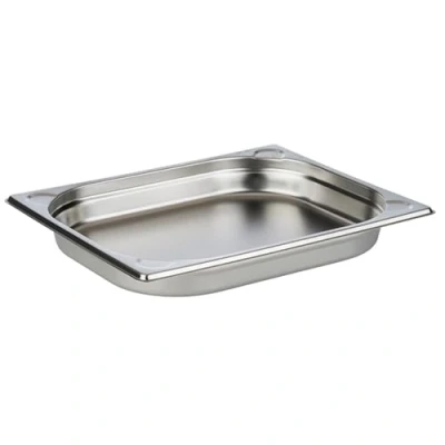 Image de APS 81201 récipient GN 1/2, gastronorme en acier inoxydable/dimensions 265 x 325 mm/hauteur 40 mm/volume 2 litres