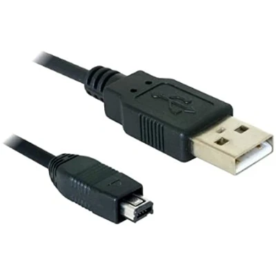 Image de Câble USB DeLOCK mini type B à 4 broches (M) broches, A 1.5 m Noir