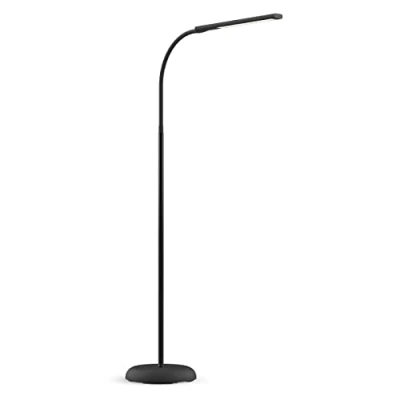 Image de MAUL Lampe LED MAULpirro sur pied à intensité variable élégante pour le bureau Lampadaire avec température de couleur 3000K Noir