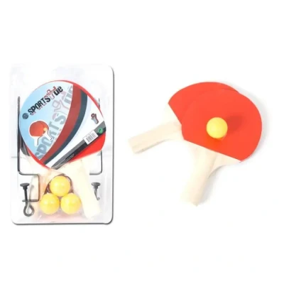 Image de Raquettes de Ping Pong MGM Lot 2 avec 3 balles et 1 filet 120 cm