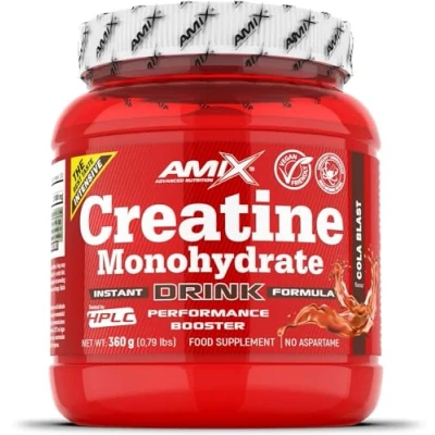 Image de Amix Creatine Monohydrate Power Drink Améliorer les performances physiques, augmenter la force et puissance musculaire chez athlètes, saveur de queue 360 ​​gr