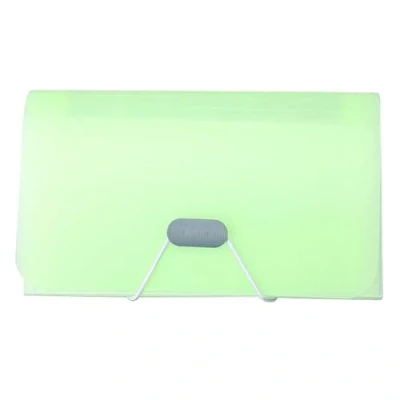 Image de Trieur A6, 1 porte documents A6 avec inscriptions, 13 poches, pour factures, reçus, coupons (vert)