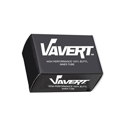 Image de Vavert Schrader Chambre à Air en Boîte, Noir, 26 x 2.1 2.6 (40mm)