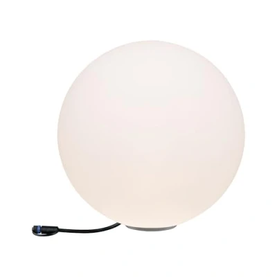 Image de Paulmann 941.78 Plug &amp; Shine Lampe de jardin LED en forme globe lumineuse pour l&#039;extérieur étanche IP67 avec crampon sol Luminaire décoratif dimmable 40 cm, 3000K blanc chaud