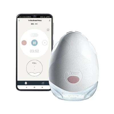 Image de Tommee Tippee Tire lait électrique Portable Made for Me Mains libres et silencieux Avec 1 massage 8 modes express autonomie de 4 heures