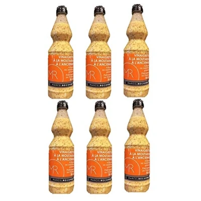 Image de Lot 6x Vinaigrette à la moutarde l&#039;ancienne Marcel Recorbet bouteille 500ml