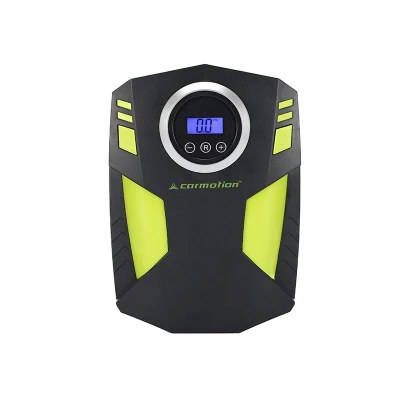 Image de Compresseur d&#039;air DC 12V, 150 PSI, automatique avec manomètre numérique, 4 adaptateurs