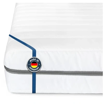 Image de BMM Matelas 200x190 cm Classique XXL, degré de dureté H4 Extra Ferme/Matelas en Mousse Froide certifié Öko Tex/Ergonomique, 7 Zones, épaisseur 12 cm/Matelas fabriqué Allemagne.