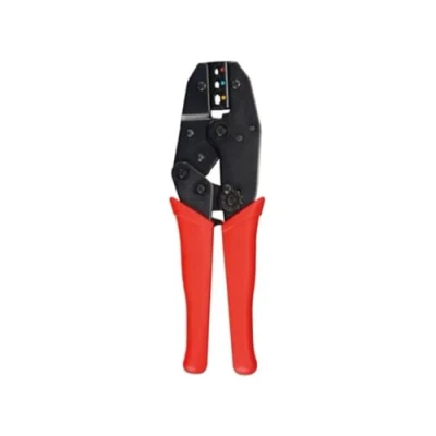 Image de Pince à sertir VELLEMAN VTHCT Connecteurs isolés AWG 22 18, 16 14, 12 10 mm² 0.5 1, 1.5 2.5 Rouge