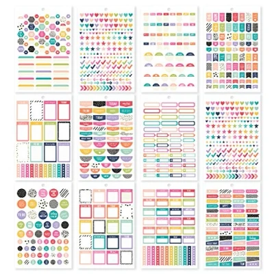 Image de Autocollant Simple Stories multicolore, taille moyenne