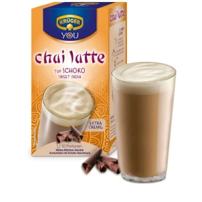 Image de Krüger Chai Latte Chocolat Lait Thé, de 4 (4 x 250 g)