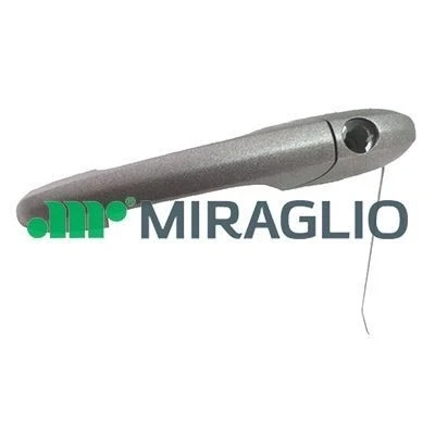 Image de MIRAGLIO Poignée De Porte avant gauche gris graphite peint 80/939 FIAT: 500 3 portes, C Cabriolet