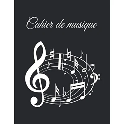 Image de Cahier de Musique avec Portée Grand Format: Carnet Partitions 105 Pages 12 Portées par Page Composition Musicale à Remplir