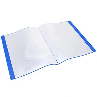Image de WAYTEX 931421 Protège Documents A4 80 Vues 40 Pochettes Couverture Polypro Bleu