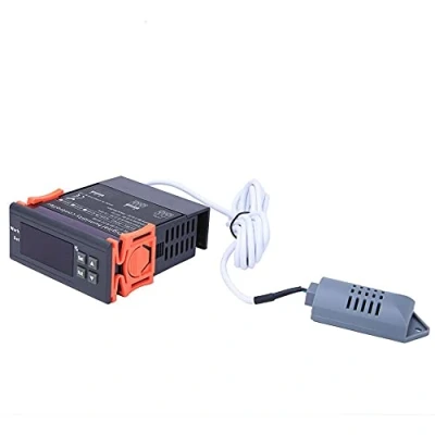 Image de DEWIN Controleur D&#039;humidite, Contrôleur D&#039;humidité Numérique 220V Gamme de Contrôleurs Commande l&#039;air 1 à 99% Relative Type HM 40