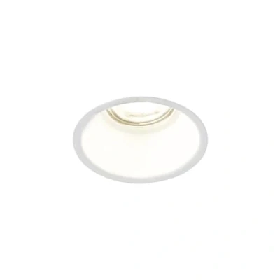 Image de QAZQA dept LED Dimmable Spot encastrable variateur inclus 1 lumière Ø 8.9 cm Blanc Design, Moderne éclairage intérieur Salon I Chambre Cuisine Salle à manger
