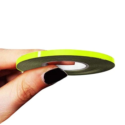 Image de 4R Quattroerre.it 10460 Trim Stripes Bandes Adhésives pour Voitures, Jaune Fluorescent, 3 mm x 10 MT