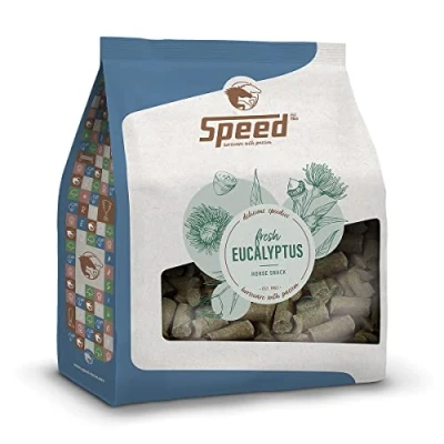 Image de Speed Delicious speedies Eucalyptus, friandises pour Cheval au goût d&#039;eucalyptus, collation rafraîchissante Chaque Cheval, Meilleurs ingrédients, Tout Simplement Pratique (5 kg)