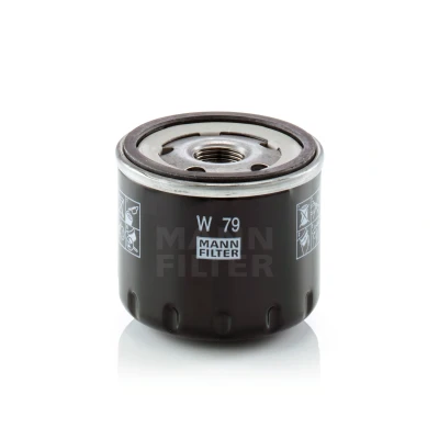 Image de MANN FILTER W 79 Filtre à huile M 20 X 1.5 avec un clapet de non retour vissé RENAULT: CLIO 1, Kangoo I Express, I, DACIA: LOGAN 2
