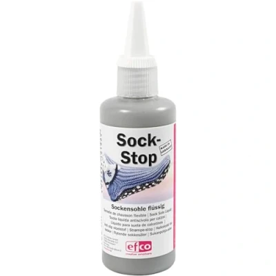 Image de efco Sock Stop Semelle de chausson flexible liquide, Gris, Paquet 1 (1 x 100 ml)